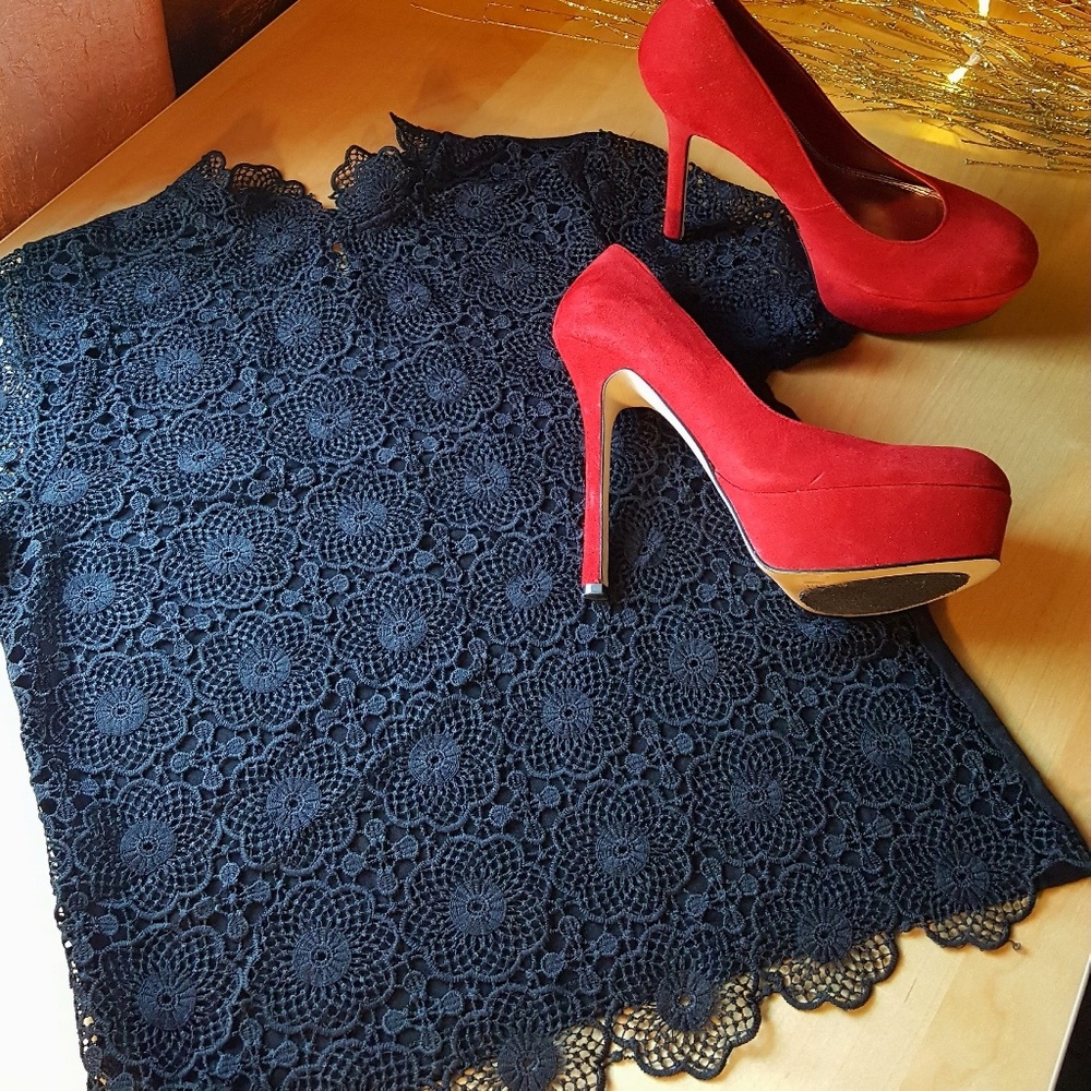 Lovely Black Lace Top